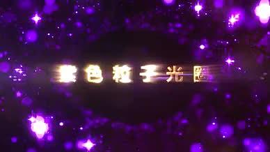 紫色粒子灯光闪烁视频的预览图